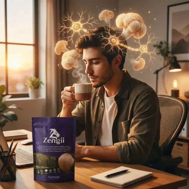 Persona enfocada trabajando con Zengii